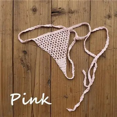 Crochet 100% Cotton Micro Bikini Bottom (Tiffany's Fav!) - Bikini Bottom