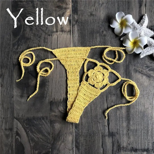 Crochet Brazilian G-String Bottom - Bikini Bottom
