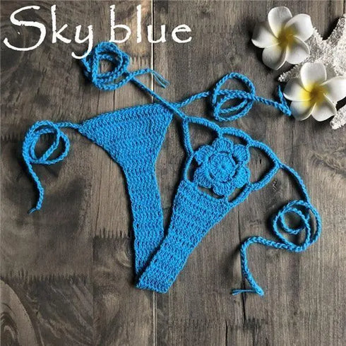 Crochet Brazilian G-String Bottom - Bikini Bottom