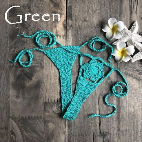 Crochet Brazilian G-String Bottom - Bikini Bottom