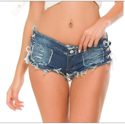Ripped Rope Shorts - MiamiTeenyWeenyBikini.Com