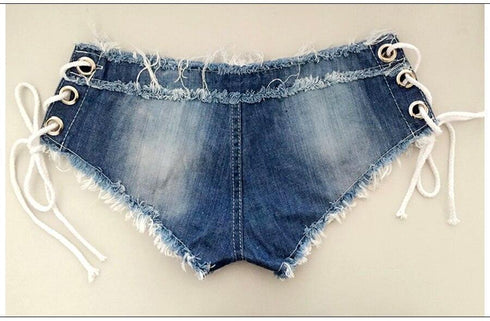 Ripped Rope Shorts - MiamiTeenyWeenyBikini.Com