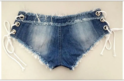 Ripped Rope Shorts - MiamiTeenyWeenyBikini.Com
