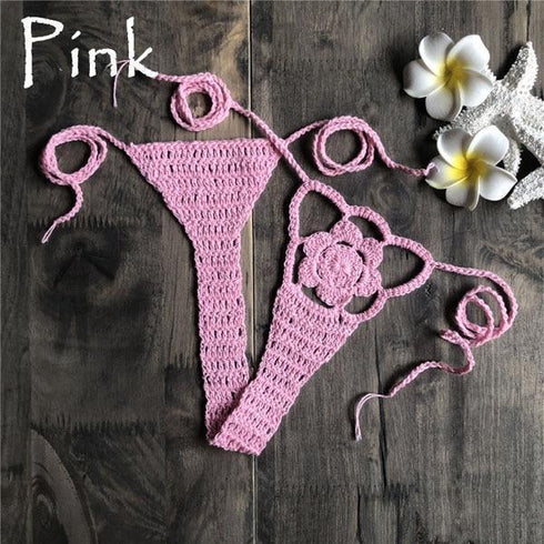 Crochet Brazilian G-String Bottom - Bikini Bottom