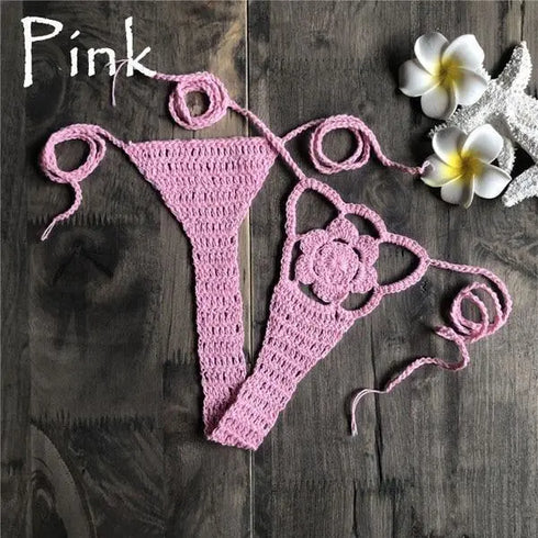 Crochet Brazilian G-String Bottom - Bikini Bottom