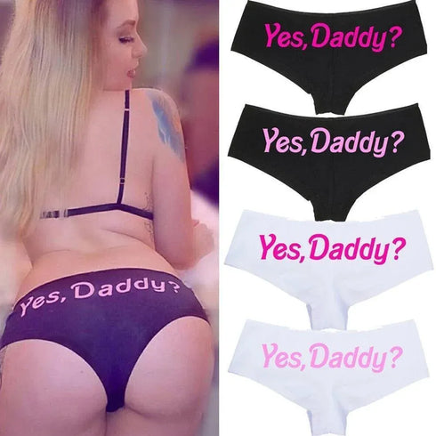 Yes Daddy? Cotton Panties - MiamiTeenyWeenyBikini.Com