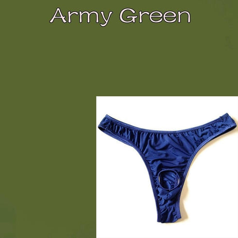 Open Pouch Thong