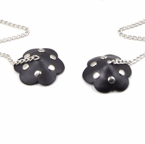 Nipple Cover Chain Collar Pasties