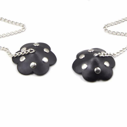 Nipple Cover Chain Collar Pasties
