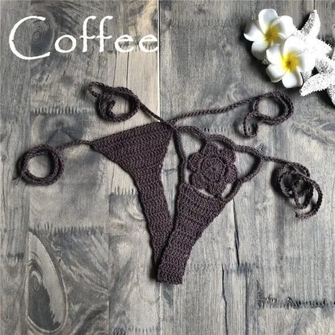Crochet Brazilian G-String Bottom - Bikini Bottom