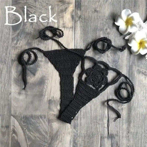 Crochet Brazilian G-String Bottom - Bikini Bottom
