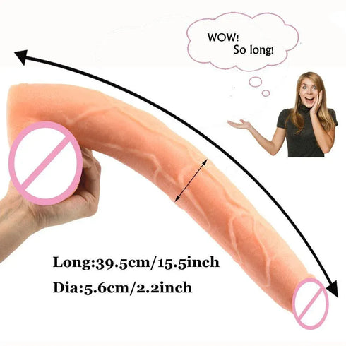 Super long 15.5 inch dildo - MiamiTeenyWeenyBikini.Com
