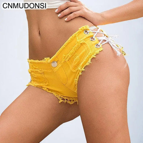 Ripped Rope Shorts - MiamiTeenyWeenyBikini.Com