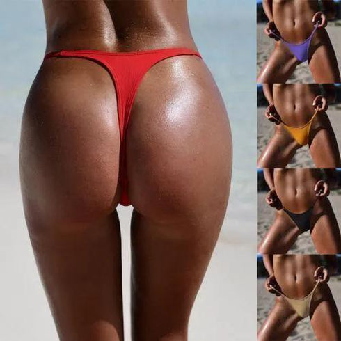 Micro Brazilian Tanga Bikini Bottom - Thong