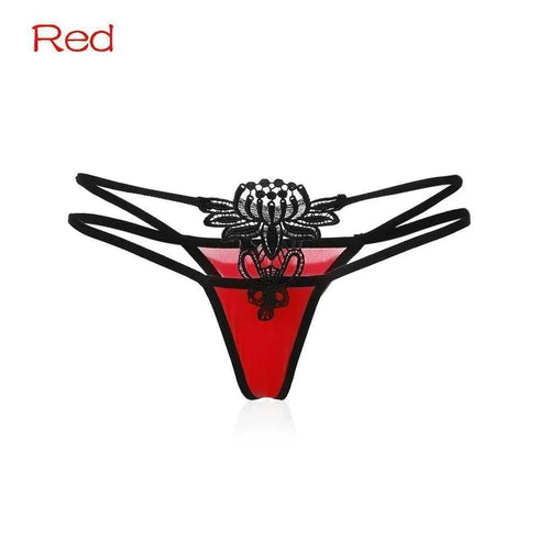 Lace G-String Butterfly Floral Thong - Panties Thongs