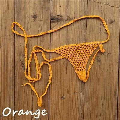 Crochet 100% Cotton Micro Bikini Bottom (Tiffany's Fav!) - Bikini Bottom