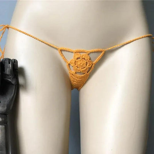 Crochet Brazilian G-String Bottom - Bikini Bottom