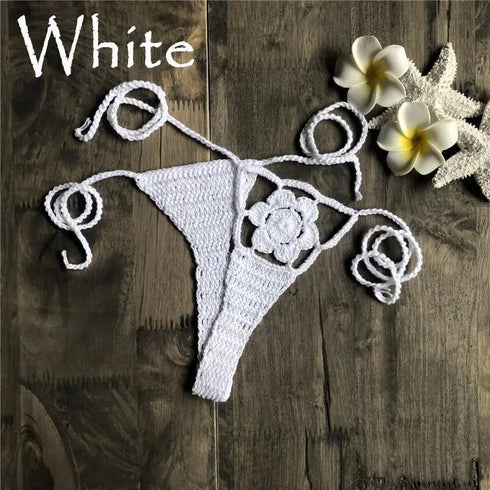 Crochet Brazilian G-String Bottom - Bikini Bottom