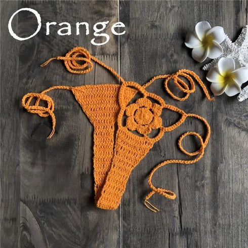 Crochet Brazilian G-String Bottom - Bikini Bottom