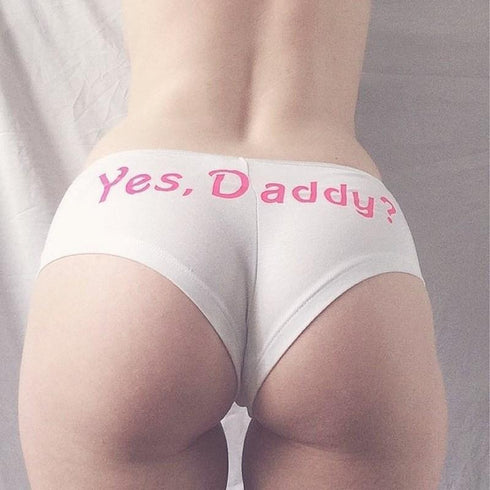 Yes Daddy? Cotton Panties - MiamiTeenyWeenyBikini.Com
