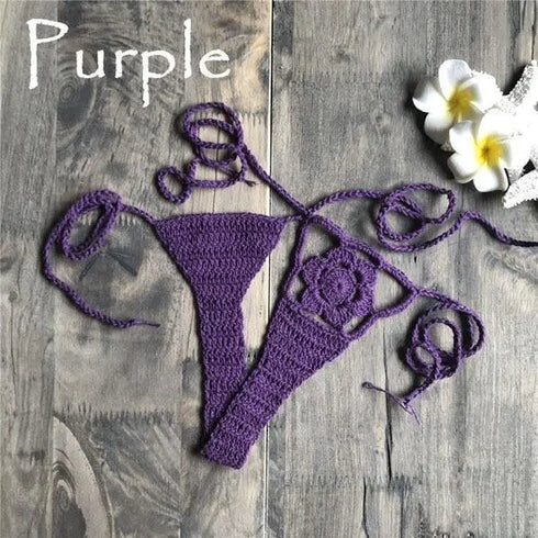 Crochet Brazilian G-String Bottom - Bikini Bottom