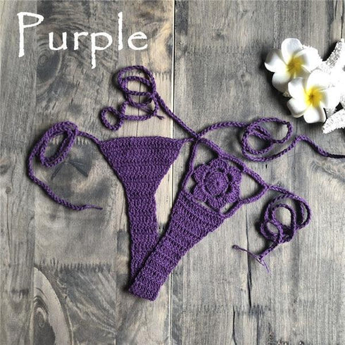 Crochet Brazilian G-String Bottom - Bikini Bottom