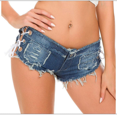 Ripped Rope Shorts - MiamiTeenyWeenyBikini.Com