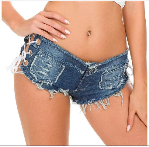 Ripped Rope Shorts - MiamiTeenyWeenyBikini.Com