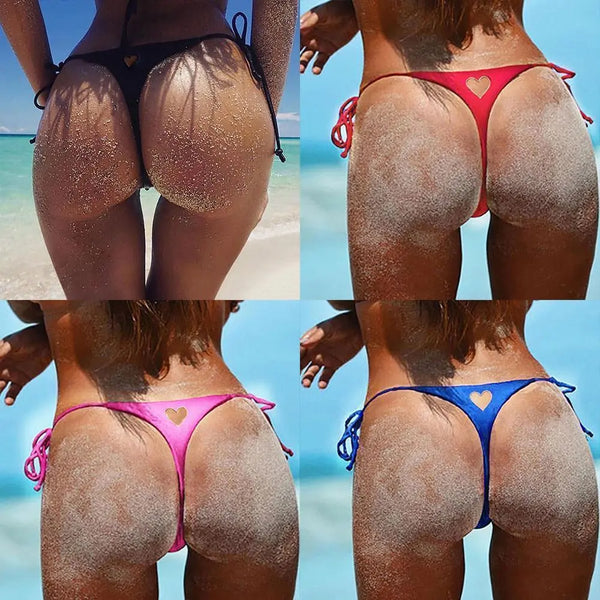 Brazilian Love Heart Bikini Bottom - MiamiTeenyWeenyBikini.Com