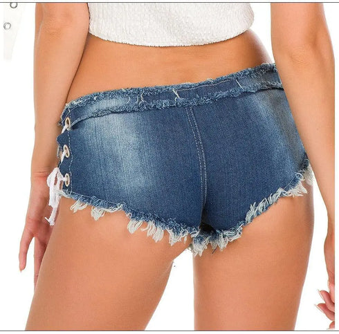 Ripped Rope Shorts - MiamiTeenyWeenyBikini.Com