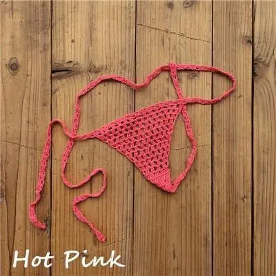 Crochet 100% Cotton Micro Bikini Bottom (Tiffany's Fav!) - Bikini Bottom