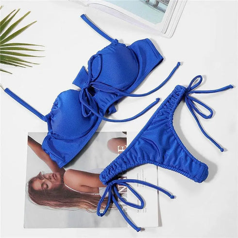 Thong Brazilian Bikini Set - Miami Teeny Weeny Bikini
