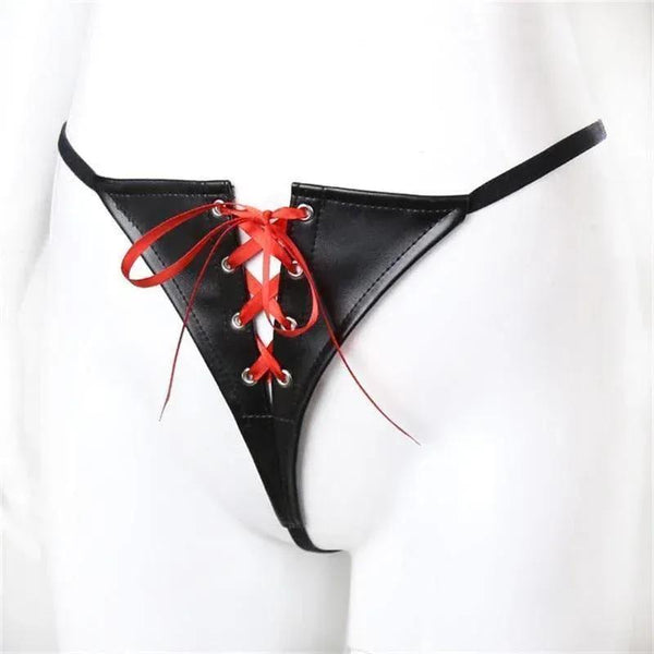 Red Laced - MiamiTeeyWeenyBikini.Com