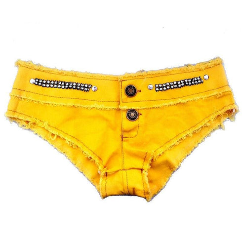 Candy Color Diamonds Skinny Shorts