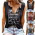 Whiskey V-Neck Sleeveless Top