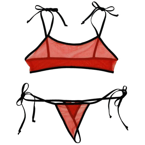 Mesh See Through Bikini - MiamiTeenyWeenyBikini.Com