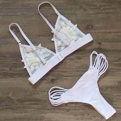 Brazilian Floral Bikini Set - MiamiTeenyWeenyBikini.Com