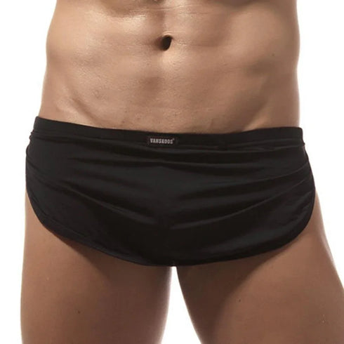 Split Side Boxer Shorts - MiamiTeenyWeenyBikini.Com