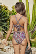 Floral Crisscross Tie Back Bikini Set - MiamiTeenyWeenyBikini.Com