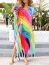 Bali Style Rainbow Beach Dress - MiamiTeenyWeenyBikini.Com