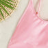 Pink Backless Thong Swimsuit - MiamiTeenyWeenyBikini.Com