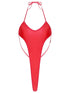 Silky Satin Backless Monokini - MiamiTeenyWeenyBikini.Com
