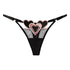 Heart Lace Up Panty Thongs - MiamiTeenyWeenyBikini.Com