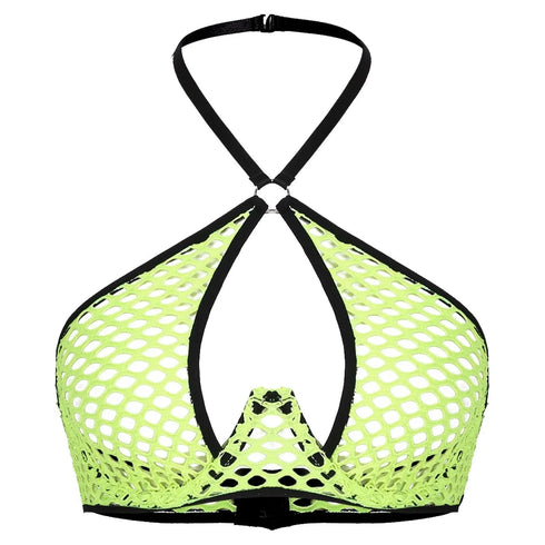 Fishnet Crop Tops - Miami Teeny Weeny Bikini