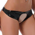 Wet look Crotchless Glossy Panties - MiamiTeenyWeenyBikini.Com