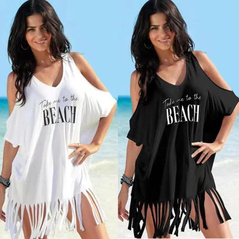 Take Me To The Beach Kaftan - MiamiTeenyWeenyBikini.Com