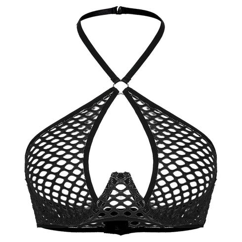 Fishnet Crop Tops - Miami Teeny Weeny Bikini