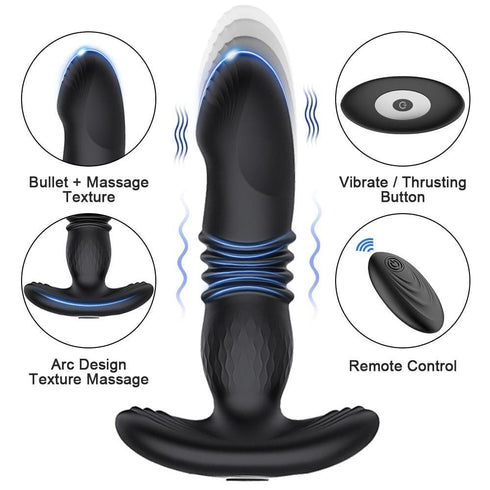 Telescopic Vibrating Butt Plug