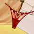 Heart Lace Up Panty Thongs