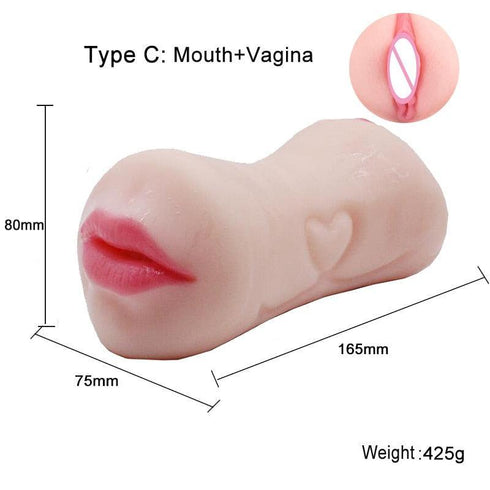 3 in 1 Male Masturbator Toys